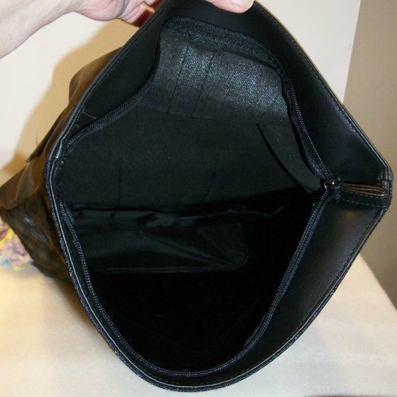 TANGER Large Unisex Back Houndstooth Backpack Computer Bag Tote - Picture 6 of 7